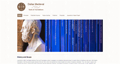 Desktop Screenshot of dallasmedievaltexts.org